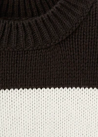 Knit striped sweater