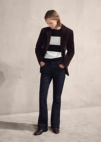 Knit striped sweater