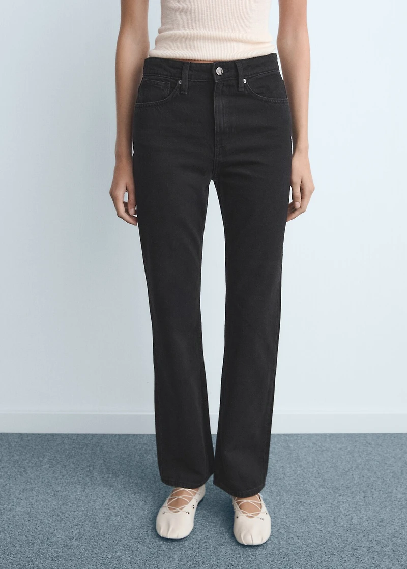 Matilda medium-rise straight-fit jeans