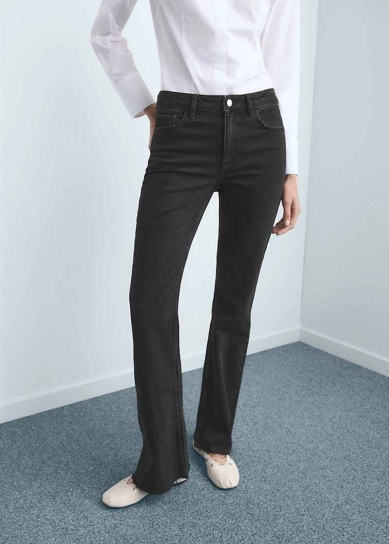 Fiona flared mid-rise jeans