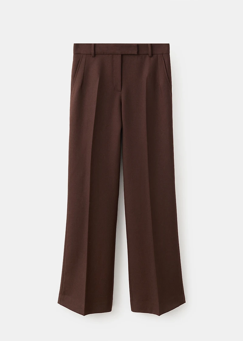 100% wool suit trousers