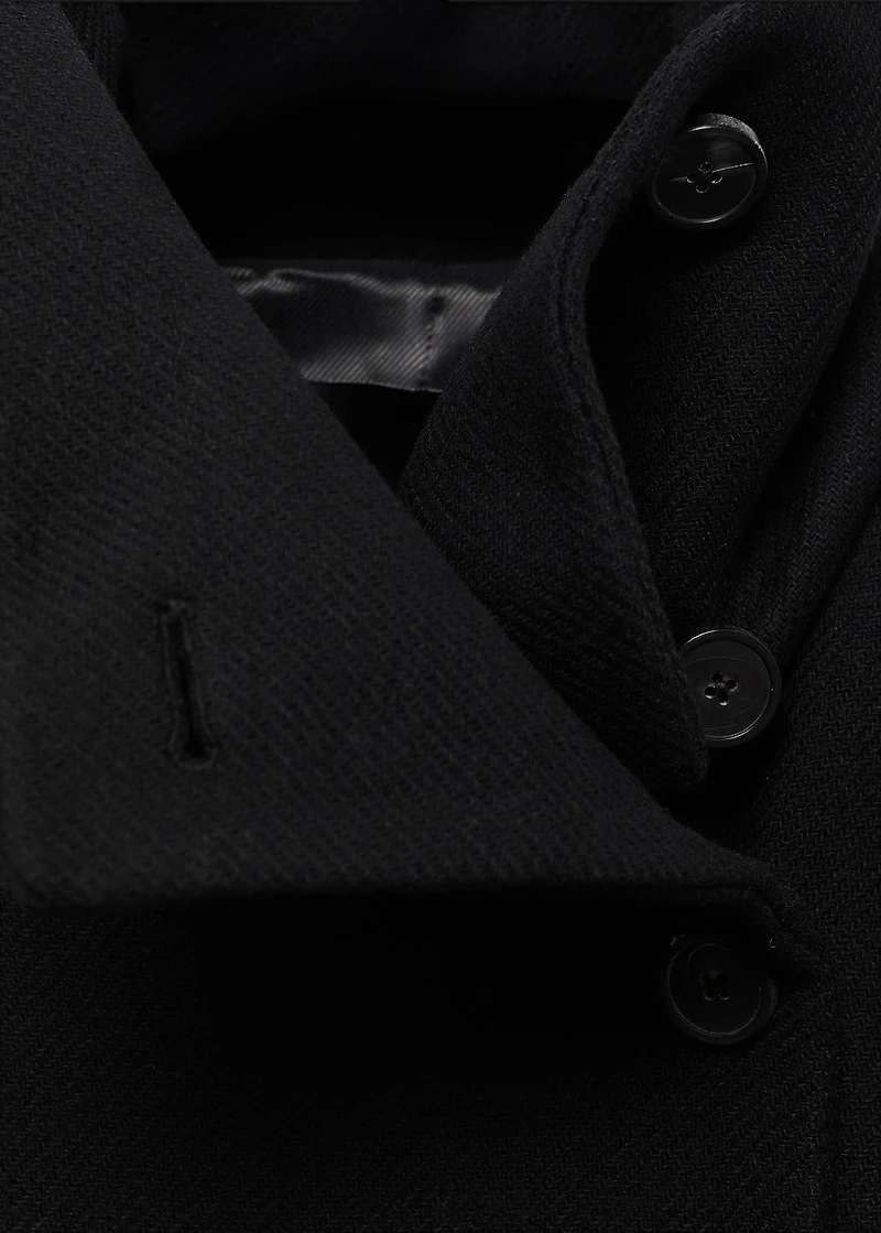 Manteco wool coat with belt