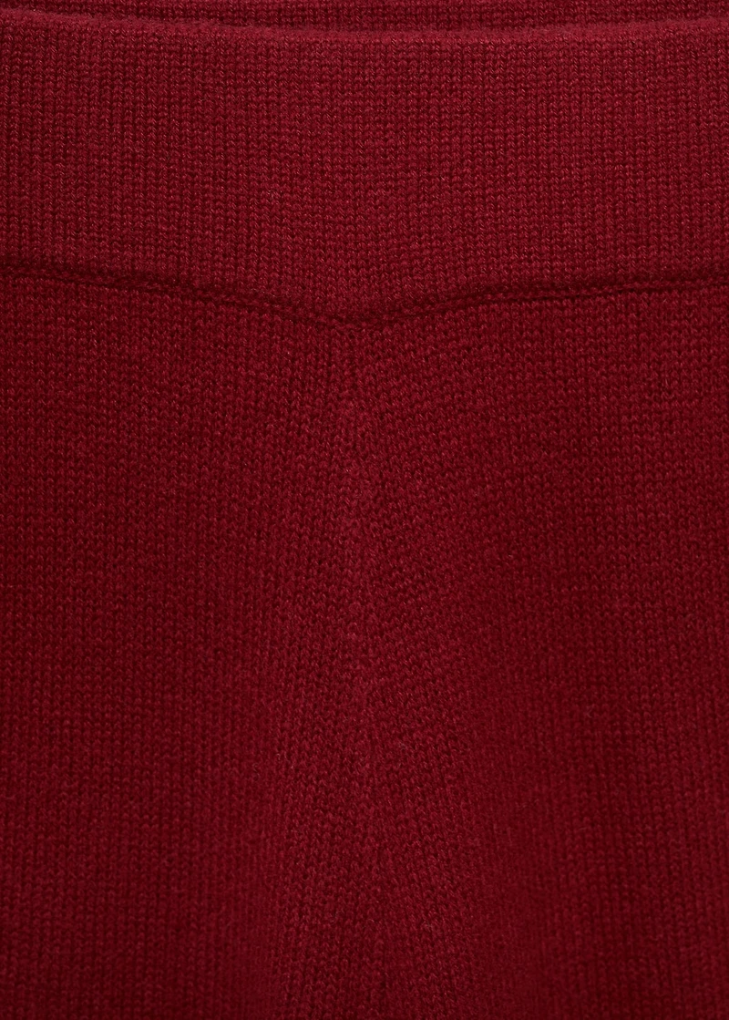 Thick cashmere pants