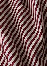 200-thread count percale cotton reversible striped duvet cover for 180/200cm bed