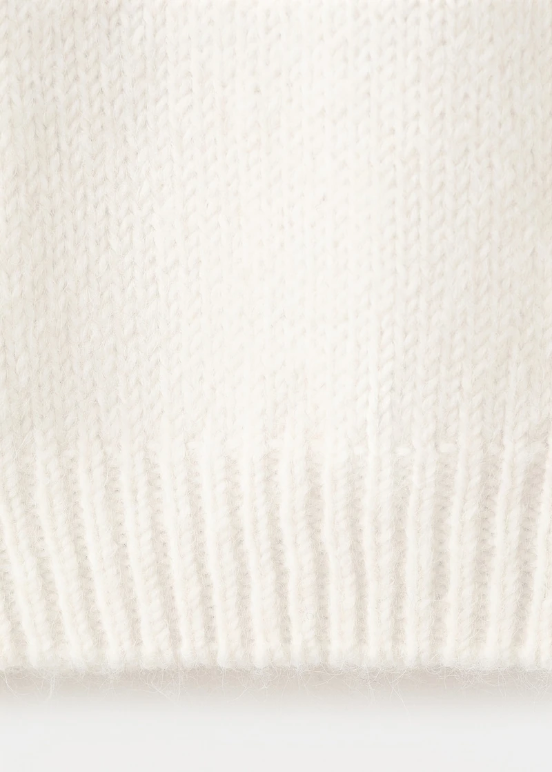 Jacquard knitted sweater