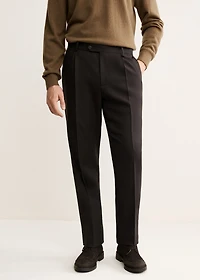 100% Italian wool smart pants
