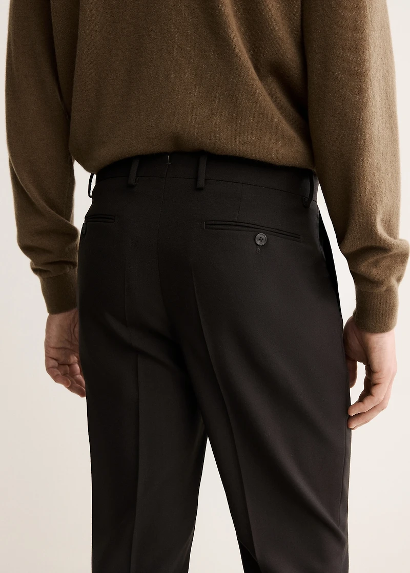 100% Italian wool smart pants