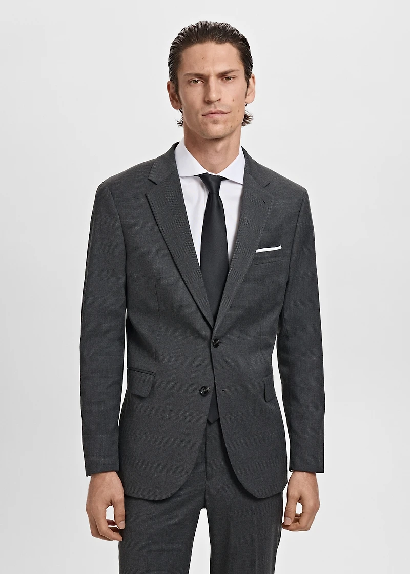 Milan slim-fit suit blazer