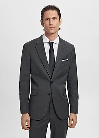 Milan slim-fit suit blazer