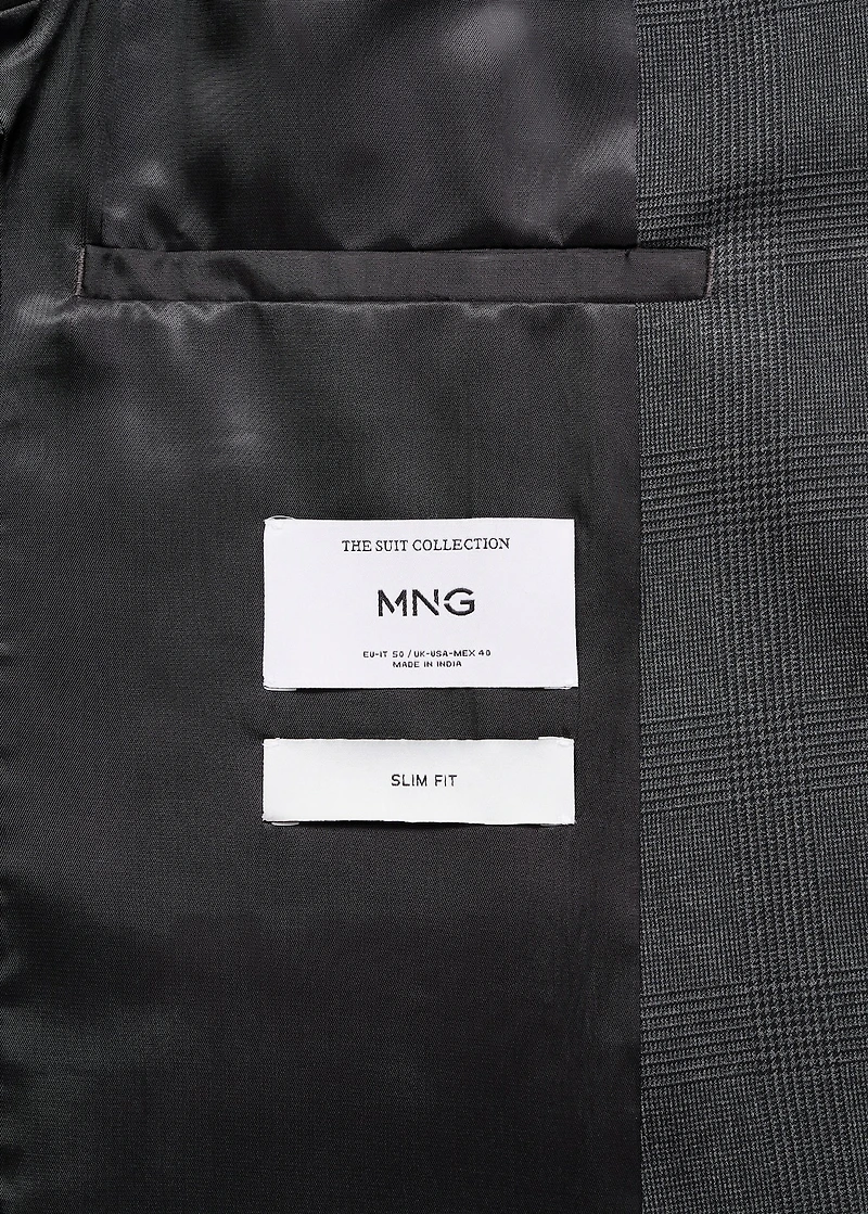 Milan slim-fit suit blazer