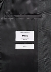 Milan slim-fit suit blazer