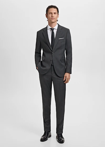 Milan slim-fit suit blazer