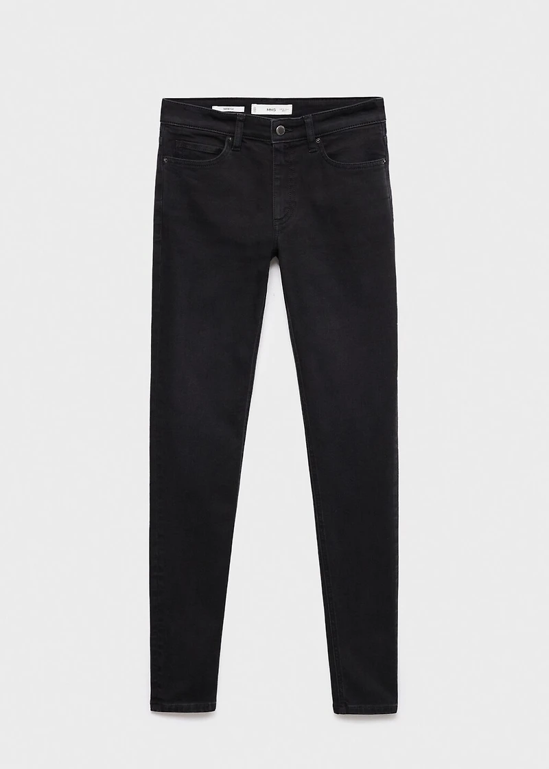 Mid-rise skinny jeans