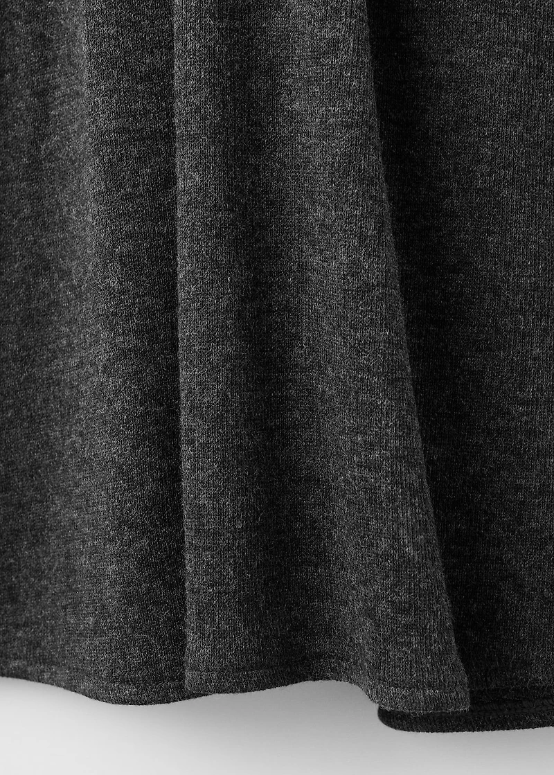 Ruched dress with ring