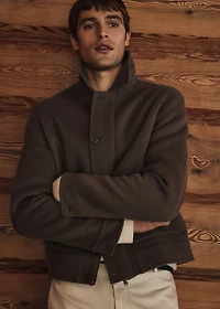 Handmade wool jacket with pockets