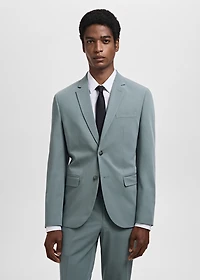 Super slim-fit suit jacket stretch fabric