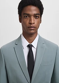 Super slim-fit suit jacket stretch fabric