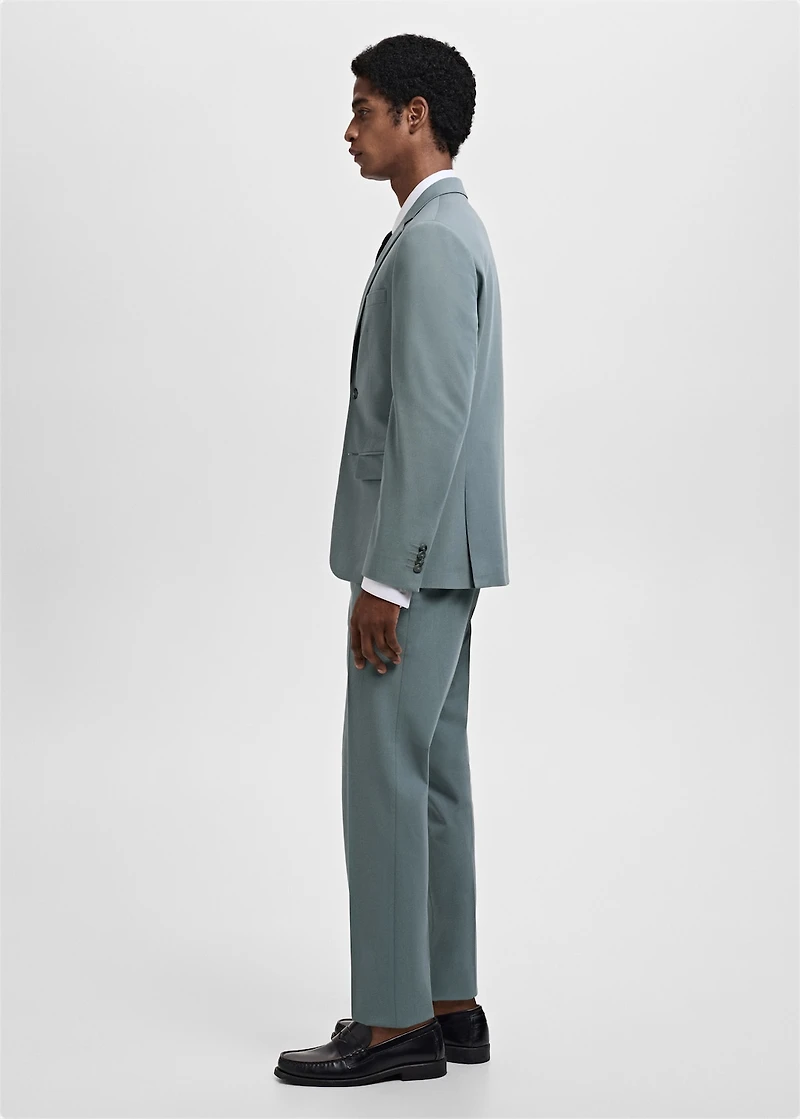 Super slim-fit suit jacket stretch fabric