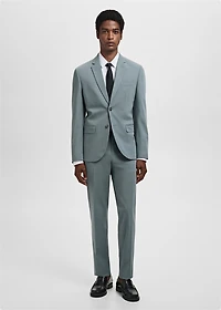 Super slim-fit suit jacket stretch fabric