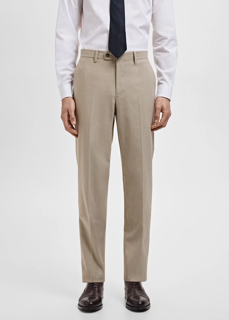 Monaco slim-fit suit pants