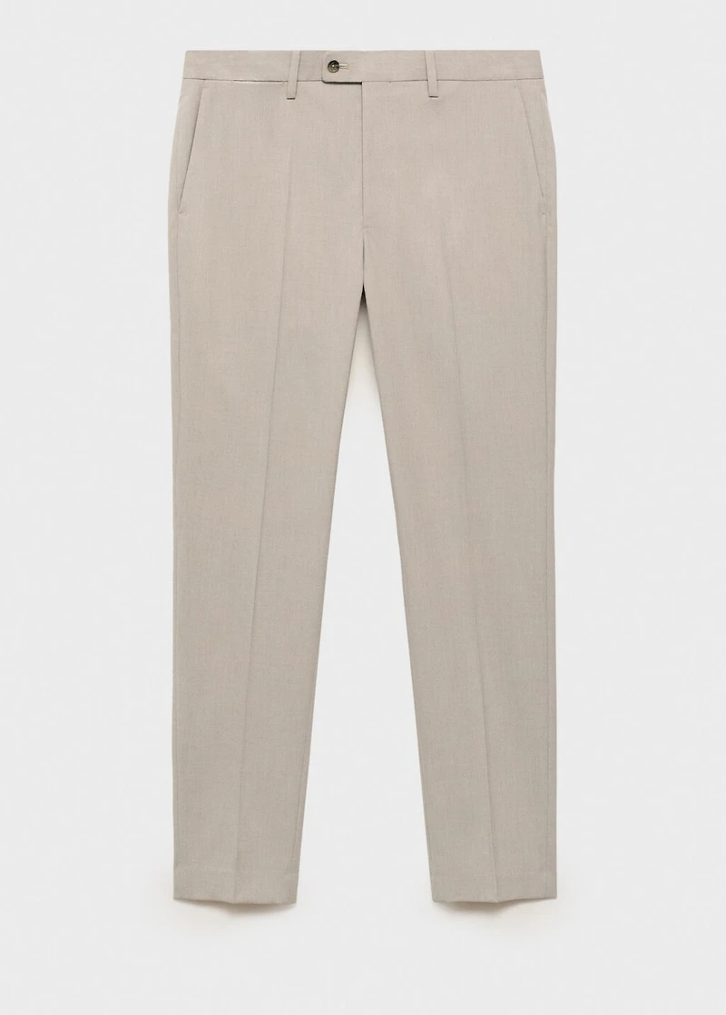 Monaco slim-fit suit pants