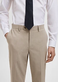 Monaco slim-fit suit pants