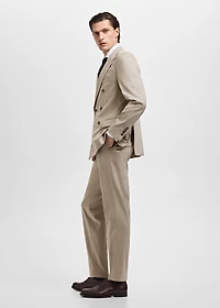 Monaco slim-fit suit pants