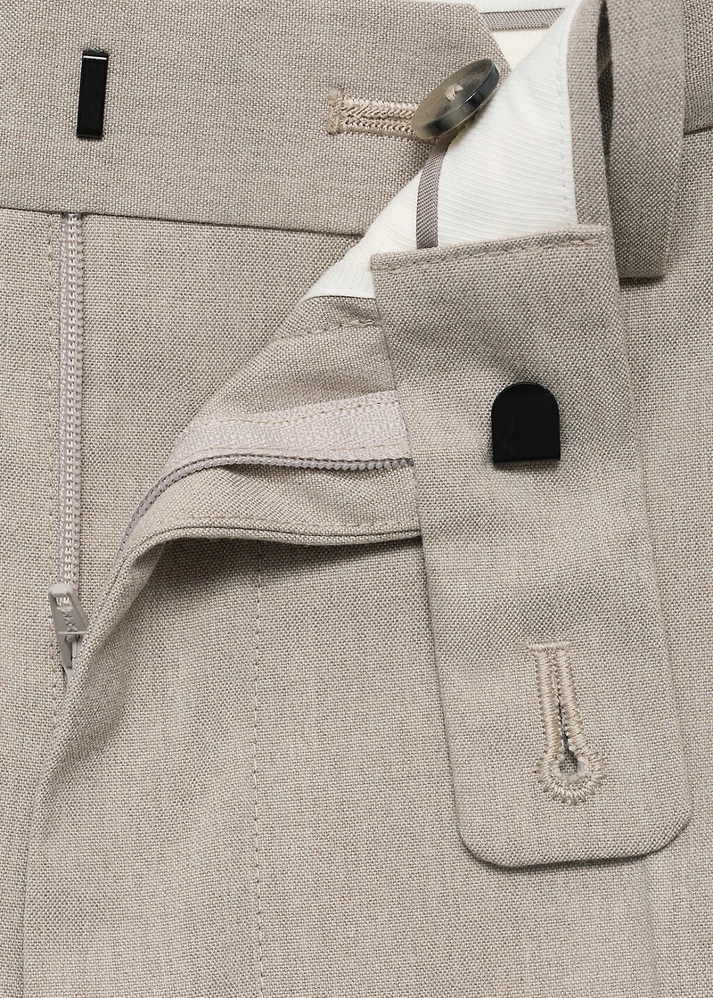 Monaco slim-fit suit pants