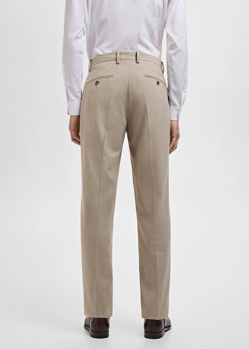 Monaco slim-fit suit pants
