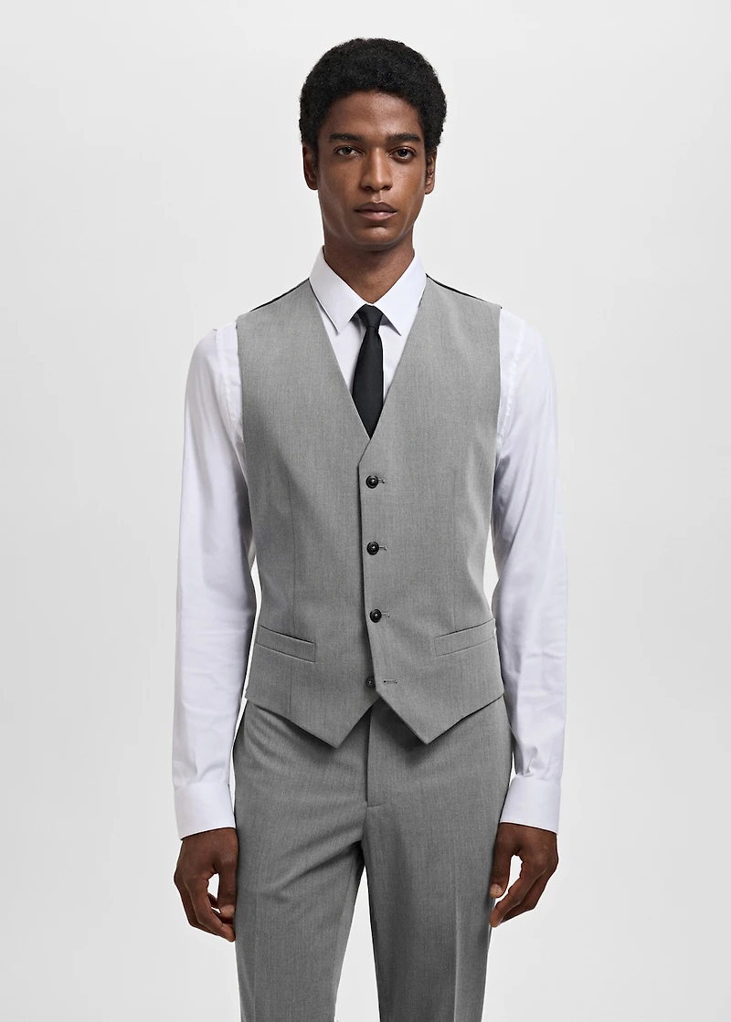 Paris super slim-fit suit vest