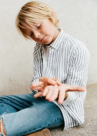 Striped Oxford shirt