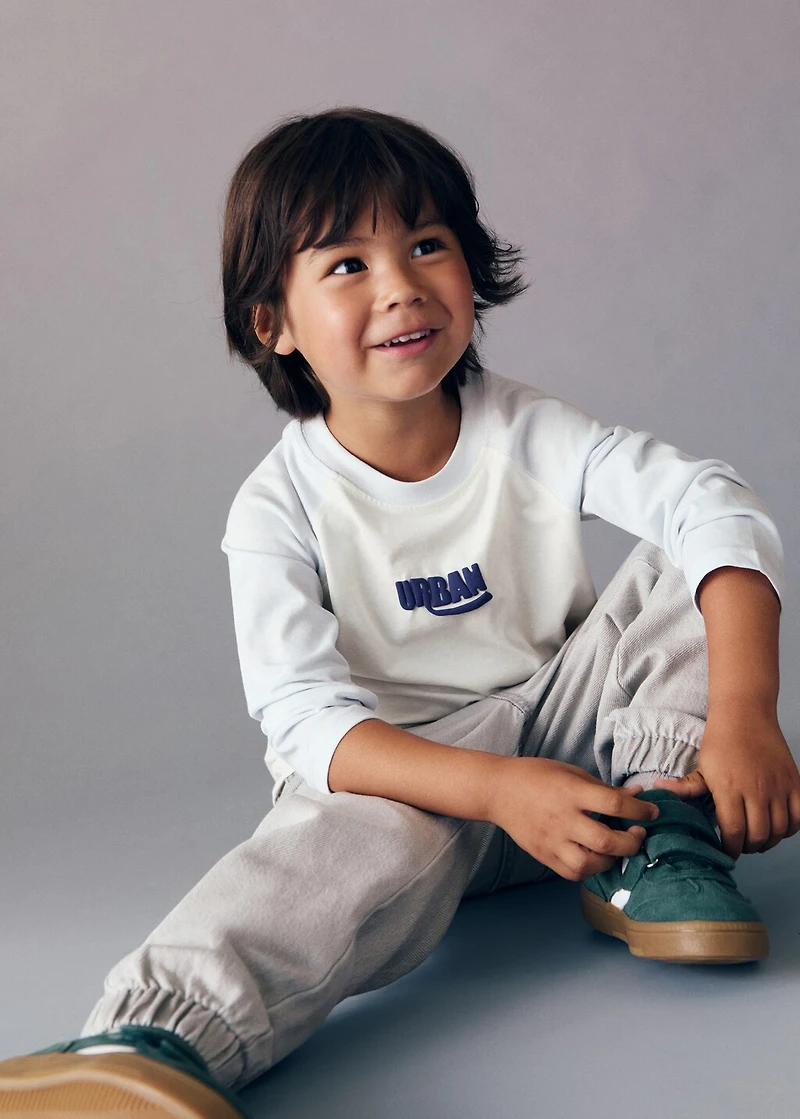 Combined printed T-shirt