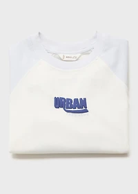 Combined printed T-shirt