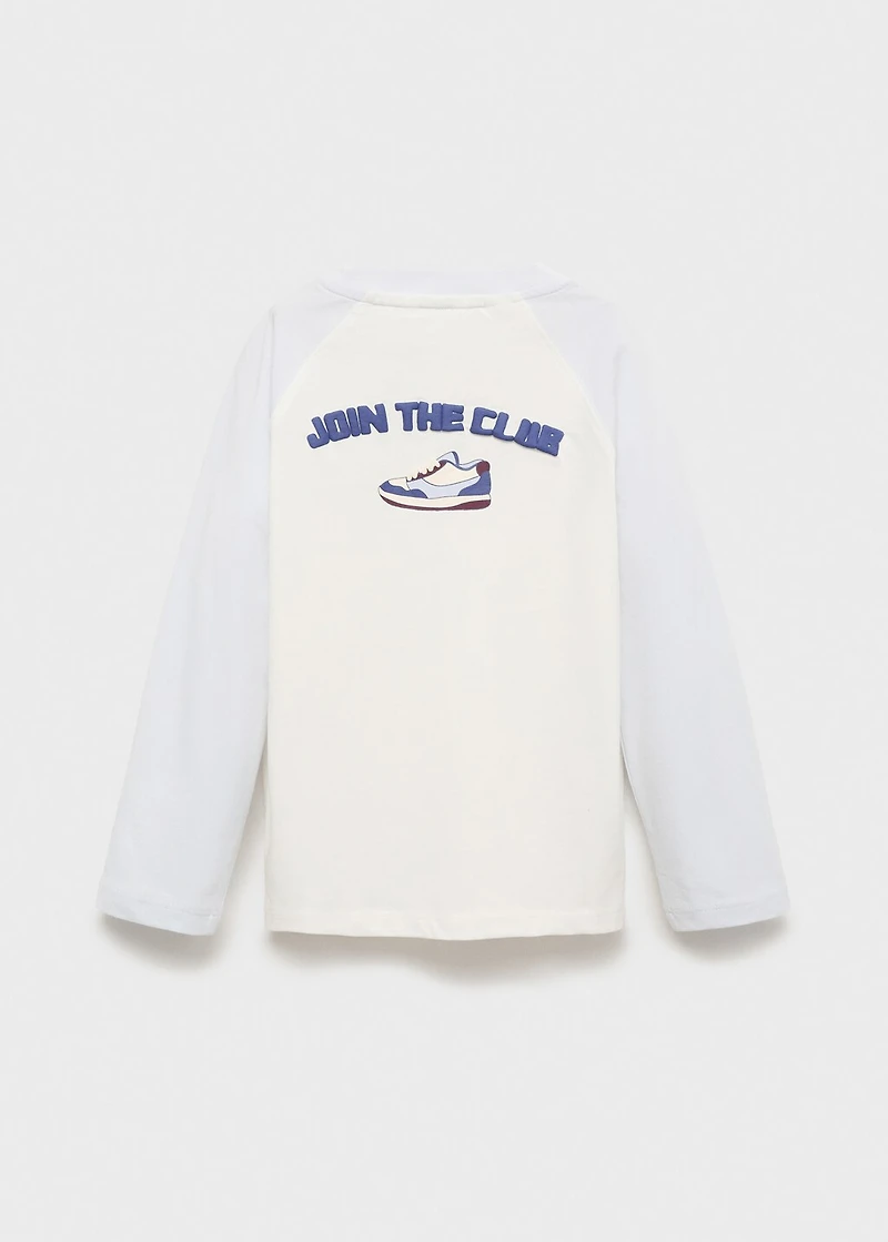 Combined printed T-shirt