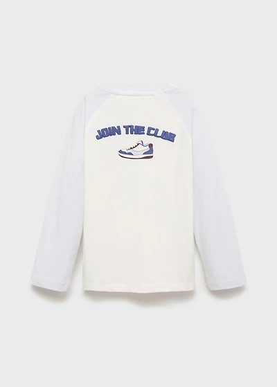 Combined printed T-shirt