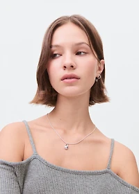 Knitted dress with cut-out