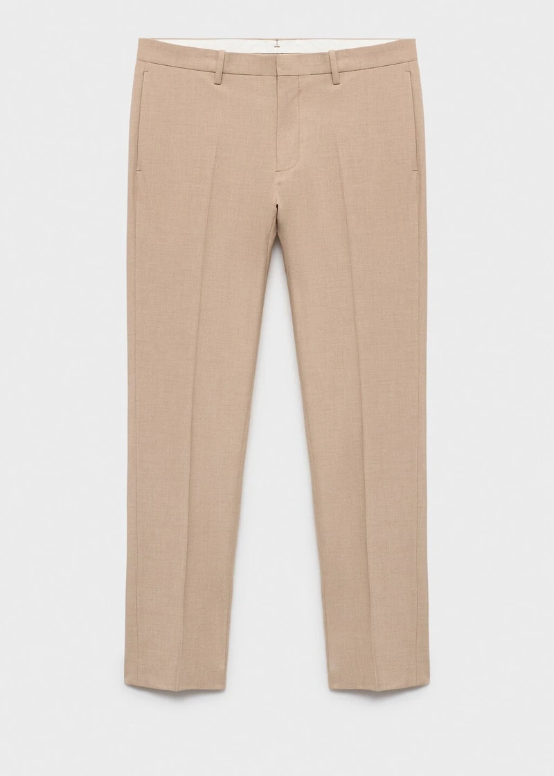 Paris slim-fit suit pants