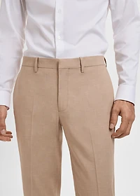 Paris slim-fit suit pants