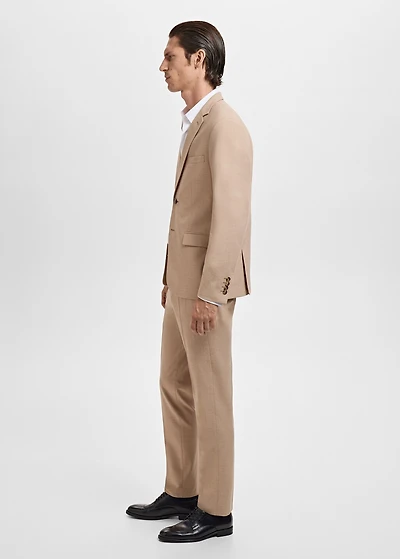 Paris slim-fit suit pants