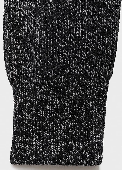 100% cotton polo-neck sweater