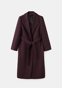 Manteco wool coat with fur collar