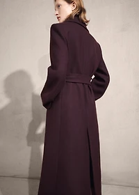 Manteco wool coat with fur collar