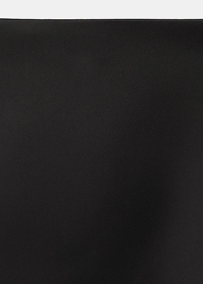 Midi-skirt with crystal trim hem