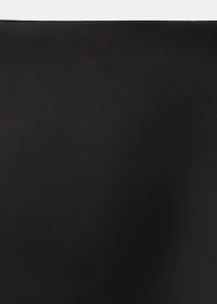 Midi-skirt with crystal trim hem