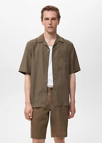 Regular-fit lyocell shirt