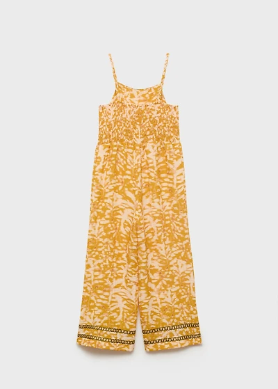 Tropical print jumpsuit