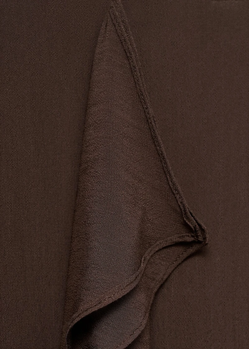 Maxi-skirt with ruffle detail