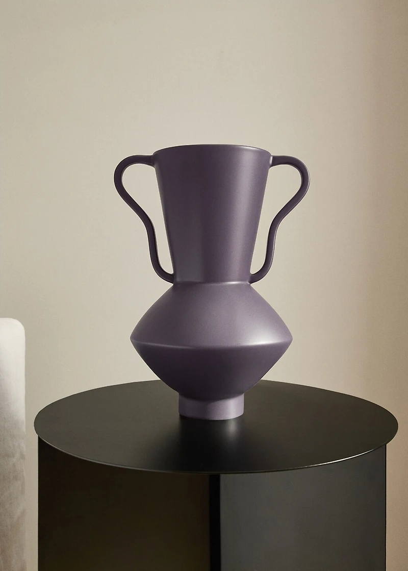 Double-handled stoneware jug