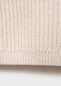 Buttons detail knit sweater