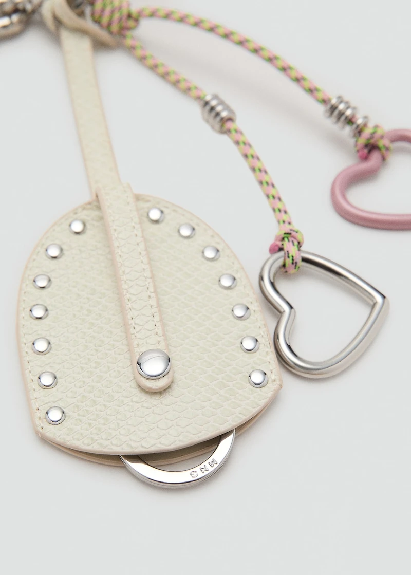 Bag with multi-charm keyring